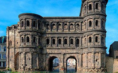The Porta Nigra (Black Gate) In Trier, Germany The Porta Nigra (Black Gate) In Trier, Germany